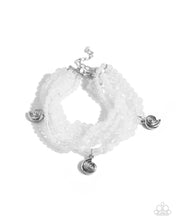 Load image into Gallery viewer, Swirling Shopaholic - White - Bracelet