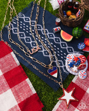 Load image into Gallery viewer, Unforgettable USA ~ Gold ~ Paparazzi