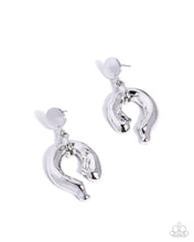 Load image into Gallery viewer, Abstract Advice ~ Silver ~ Earring