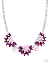 Load image into Gallery viewer, Brutal Blooms ~ Purple ~ Necklace