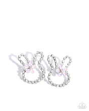 Load image into Gallery viewer, Bunny Backdrop ~ Pink ~ Earring