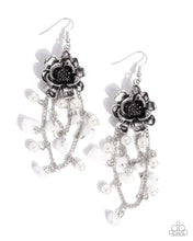 Load image into Gallery viewer, Carefree Cascade ~ White ~ Earring