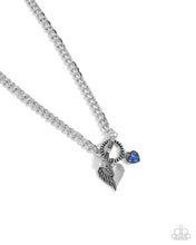Load image into Gallery viewer, Cherub Chic ~ Blue Necklace ~ Necklace