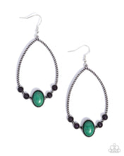 Load image into Gallery viewer, Coiled Craze ~ Green ~ Earring