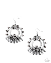 Load image into Gallery viewer, Concentric Conversation ~ Silver ~ Earring