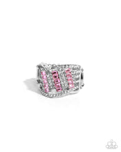 Load image into Gallery viewer, Confident Crisscross ~ Pink ~ Ring