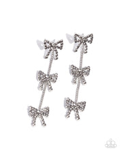 Load image into Gallery viewer, Coquette Course ~ Silver ~ Earring