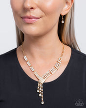 Load image into Gallery viewer, Diagonal Dazzle ~ Gold ~ Paparazzi