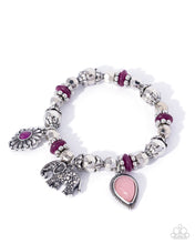 Load image into Gallery viewer, Eager Elephant ~ Purple ~ Bracelet
