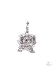 Load image into Gallery viewer, Eiffel Tower Ease ~ White ~ Ring