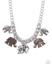 Load image into Gallery viewer, Elephant Herd ~ Multi ~ Necklace