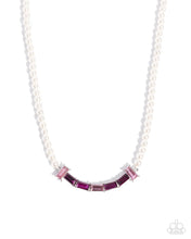 Load image into Gallery viewer, Eloquent Emeralds ~ Pink ~ Necklace