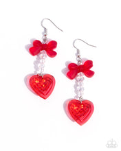 Load image into Gallery viewer, Feminine Freefall ~ Red ~ Earring