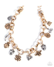 Load image into Gallery viewer, Fine Fairytale ~ Multi Mixed Metal Short Necklace ~ Paparazzi