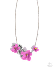Load image into Gallery viewer, Floral Forecast ~ Purple ~ Necklace