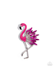 Load image into Gallery viewer, Frenetic Flamingo ~ Pink ~ Brooch