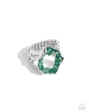 Load image into Gallery viewer, Geode Grace - Green - Paparazzi - Ring