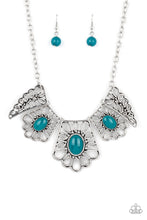 Load image into Gallery viewer, Glimmering Groves ~ Blue ~ Necklace