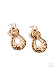 Load image into Gallery viewer, Hammered Highway ~ Black ~ Earring