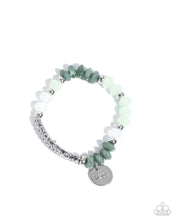 Load image into Gallery viewer, Handcrafted Hope ~ Green ~ Bracelet