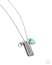 Load image into Gallery viewer, Heart of a Cowgirl ~ Blue ~ Necklace
