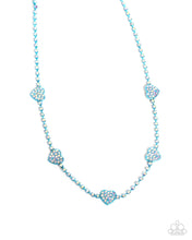 Load image into Gallery viewer, Homecoming Hearts ~ Blue ~ Necklace