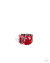Load image into Gallery viewer, Honorable Hearts ~ Red ~ Ring