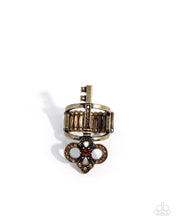 Load image into Gallery viewer, Knockout Key ~ Brass ~ Ring