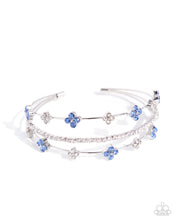 Load image into Gallery viewer, Layered Blooms ~ Blue ~ Bracelet