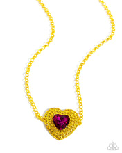 Load image into Gallery viewer, Locket Leisure ~ Yellow ~ Necklace