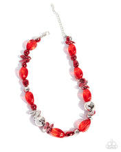 Load image into Gallery viewer, Mutual Mirage ~ Red ~ Necklace