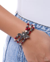 Load image into Gallery viewer, Newsworthy Novelty ~ Red ~ Paparazzi
