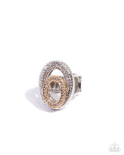 Load image into Gallery viewer, Optical Overlay ~ Silver ~ Ring