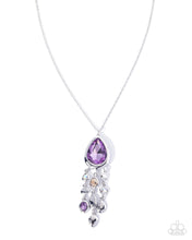 Load image into Gallery viewer, Oval Observation ~ Purple ~ Necklace