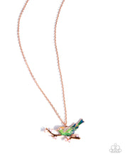 Load image into Gallery viewer, Painted Perch ~ Copper ~ Necklace