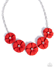 Load image into Gallery viewer, Passionate Poppy ~ Red ~ Necklace