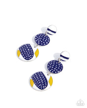 Load image into Gallery viewer, Permanent Pattern ~ Blue ~ Earring