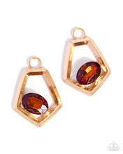 Load image into Gallery viewer, Pointed Premise ~ Brown ~ Earring Charm