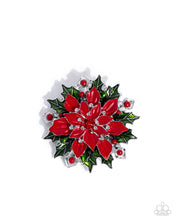 Load image into Gallery viewer, Popular Poinsettia ~ Red ~ Brooch