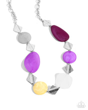 Load image into Gallery viewer, Reflective Redux ~ Purple ~ Necklace