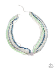 Load image into Gallery viewer, Rushing Radiance ~ Green ~ Necklace