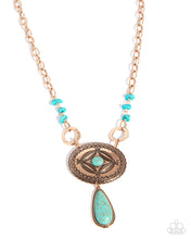 Load image into Gallery viewer, Rustic Mural ~ Gold ~ Necklace