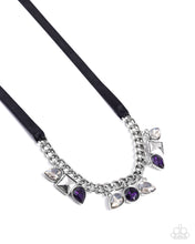 Load image into Gallery viewer, Sassy Salutation ~ Purple ~ Necklace