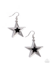 Load image into Gallery viewer, Self-Assured Stars ~ Black ~ Earring