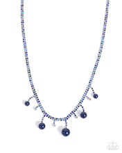 Load image into Gallery viewer, Shimmery Safeguard ~ Blue ~ Necklace