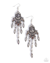 Load image into Gallery viewer, Shimmery Sway ~ Silver ~ Earring