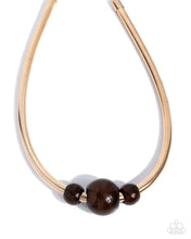 Load image into Gallery viewer, Sleek Shift ~ Brown ~ Necklace