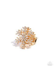 Load image into Gallery viewer, Snowflake Sensation ~ Gold ~ Ring
