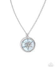 Load image into Gallery viewer, Snowflake Story ~ Blue ~ Necklace