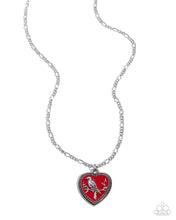 Load image into Gallery viewer, Songbird Sweetheart ~ Red ~ Necklace
